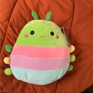 Colorful Caterpillar Squishmallow 8” Plush by Kellytoys super cute